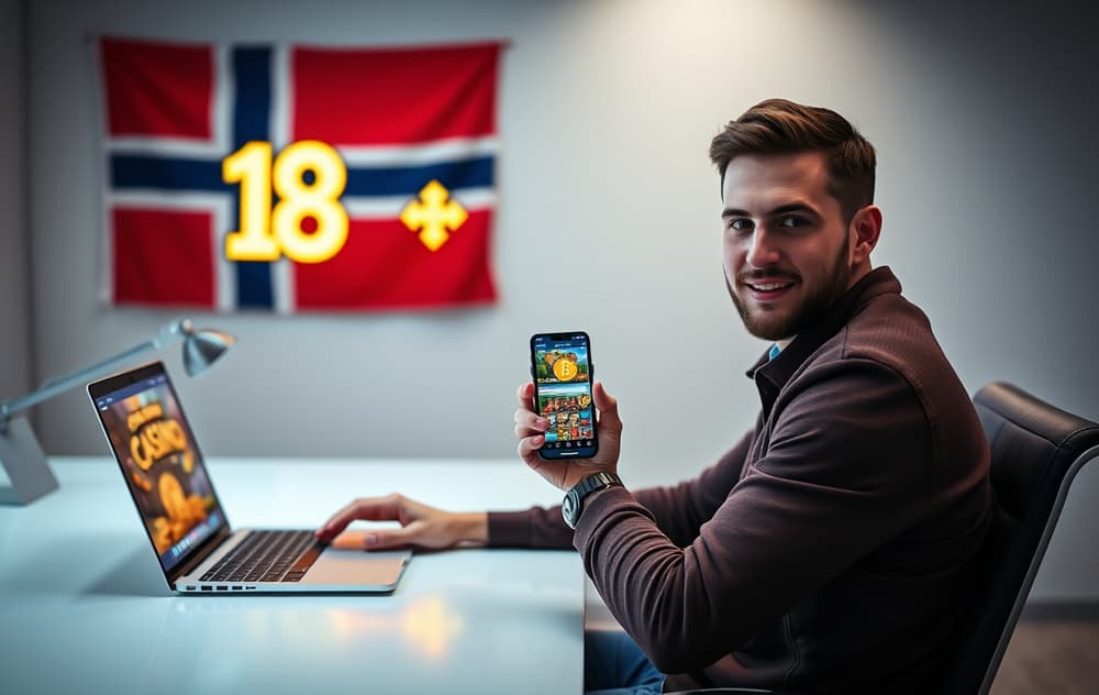 Norsk spiller med Bitcoin og mobil – casino uten registrering